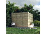 Tuinhuis grenen horizontaal 415 x 415 cm